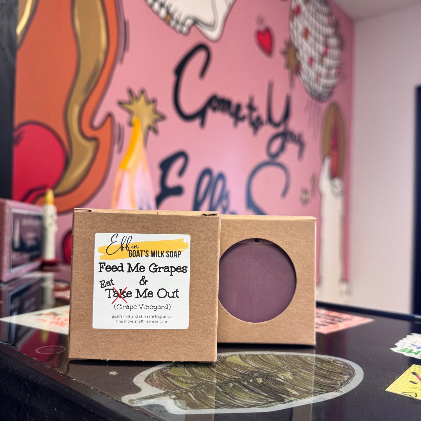 Feed Me Grapes & Take (Eat) Me Out: Goat's Milk Soap