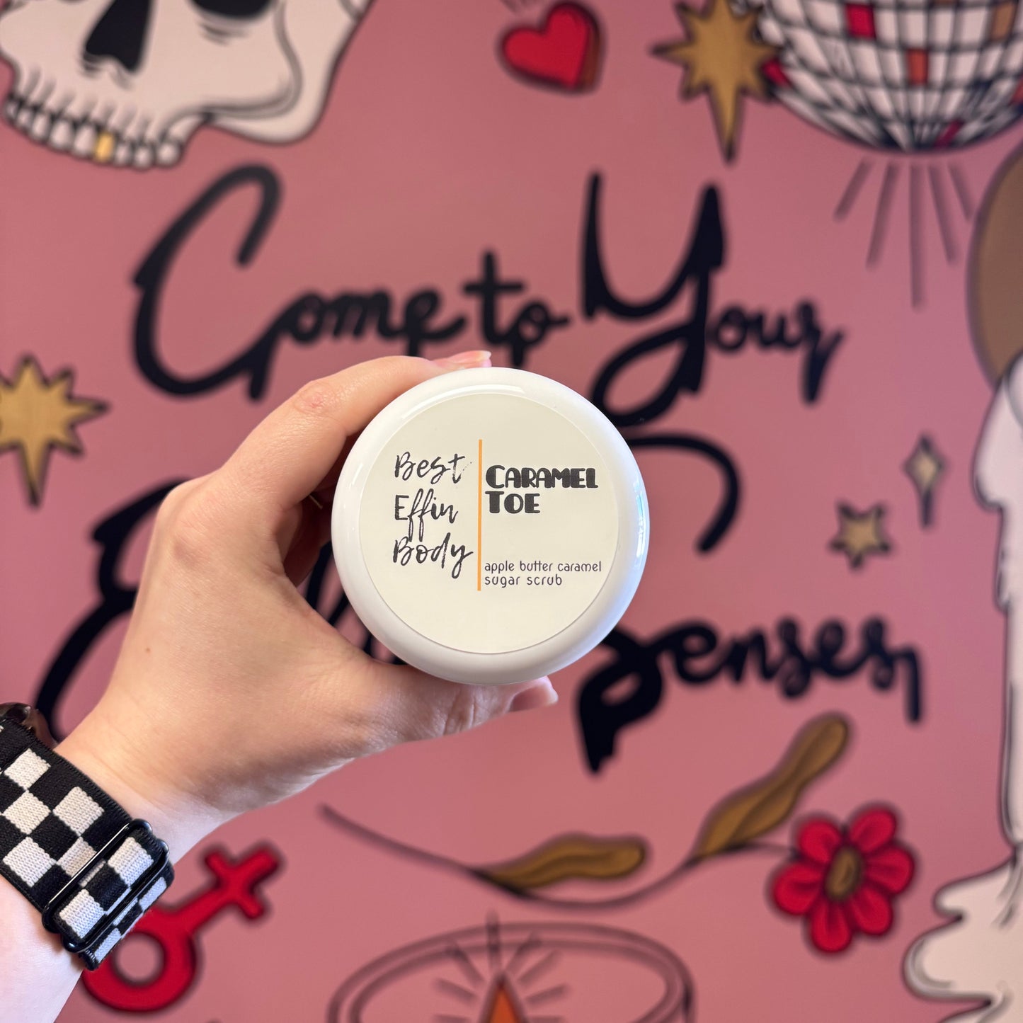 Caramel Toe: Sugar Scrub
