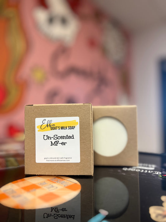 Un-Scented MF-er Goat's Milk Soap