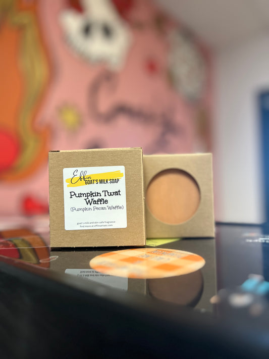 Pumpkin Twat Waffle Goat's Milk Soap