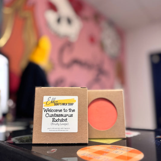 Welcome to the Cuntasaurus Exhibit: Goat's Milk Soap