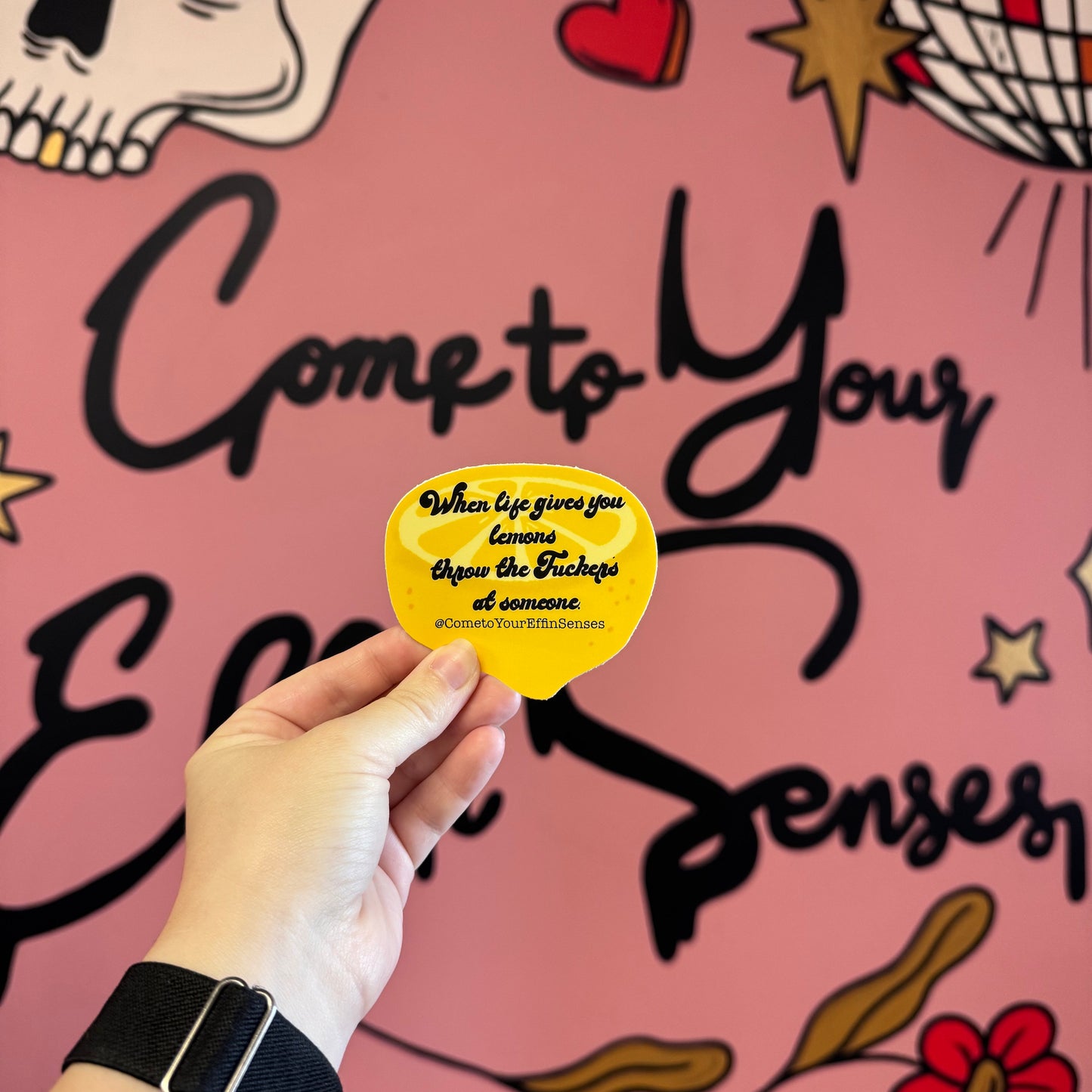 When Life Gives You Lemons sticker