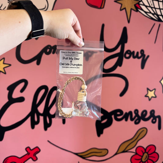 Pull My Hair & Call Me Pumpkin: Skull Air Freshener