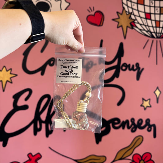Pairs Well with Good Dick: Skull Air Freshener