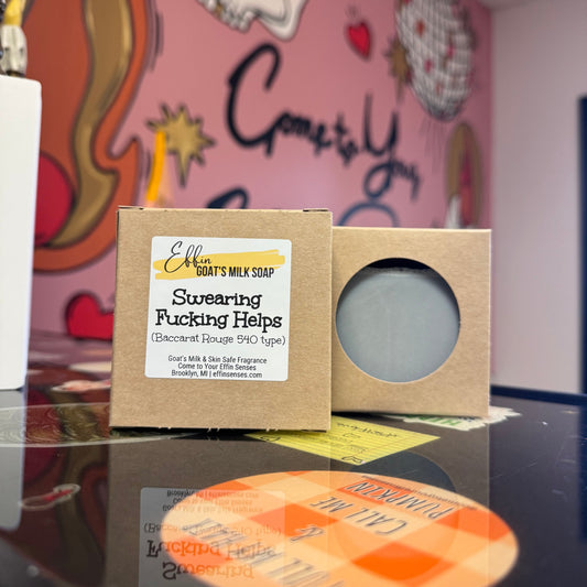 Swearing Fucking Helps: Goat's Milk Soap