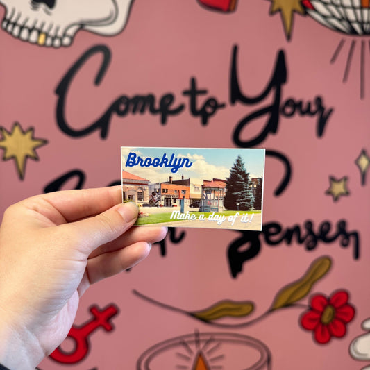 Brooklyn, Make a day of it sticker