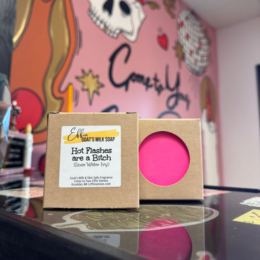 Hot Flashes are a Bitch: Goat's Milk Soap