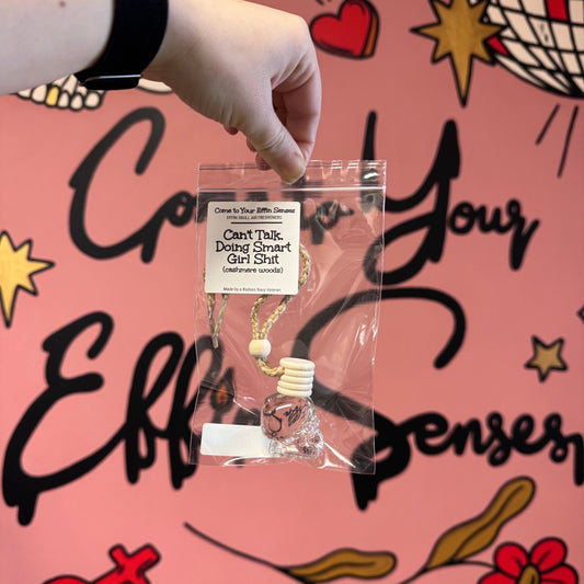 Can't Talk Doing Smart Girl Shit: Skull Air Freshener