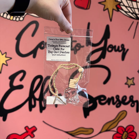 Today's Forecast Calls for Big Girl Panties: Skull Air Freshener