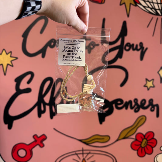 Let's Go to Pound Town on the Fuck Truck: Skull Air Freshener