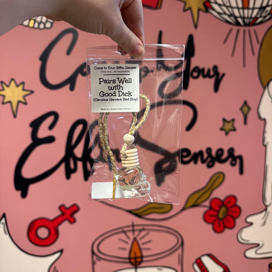 Pairs Well with Good Dick: Skull Air Freshener