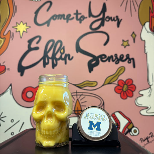 Go Wolverines: Skull