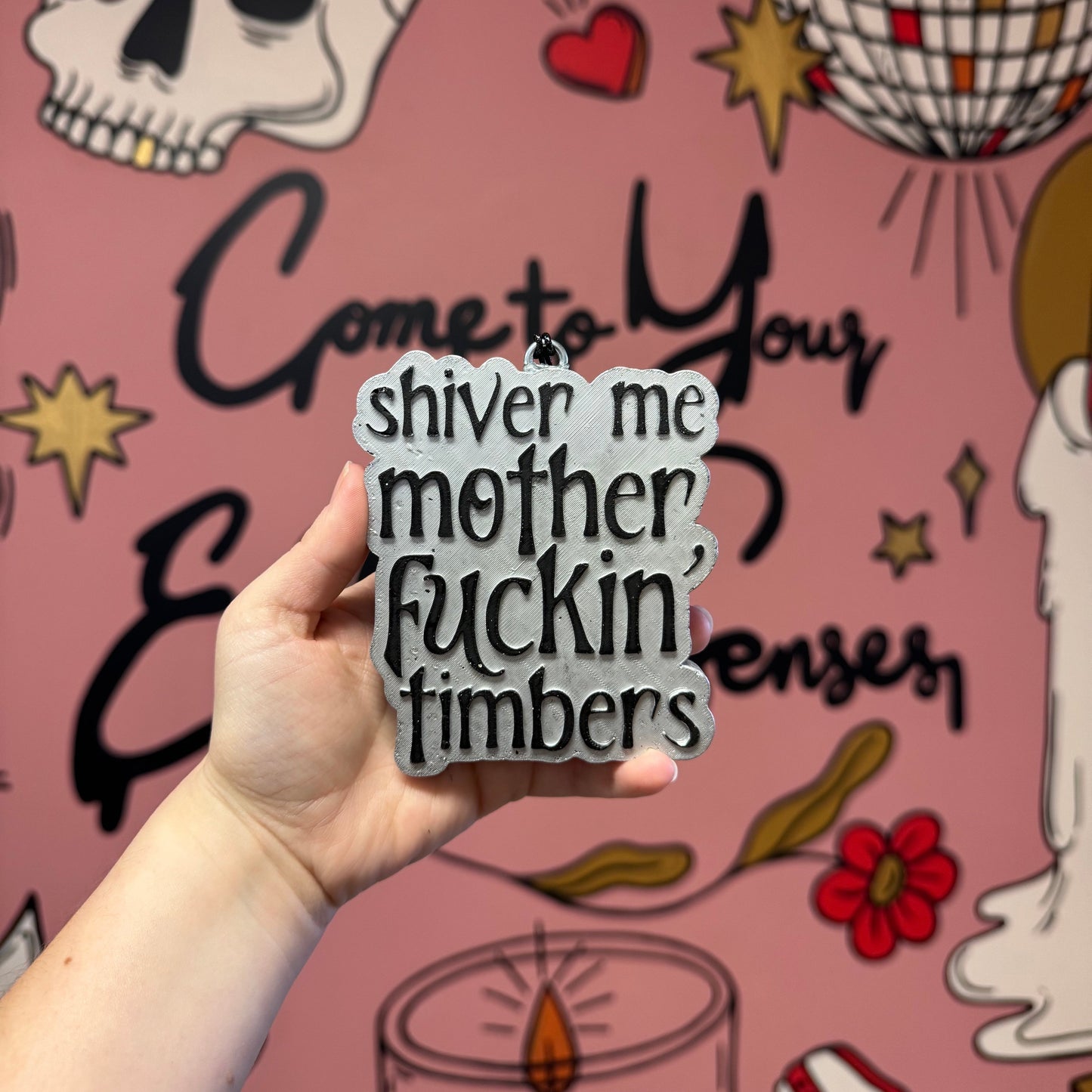 Shiver me mother fuckin' timbers: Car Freshie