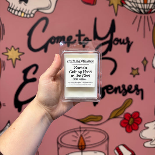 Santa's Getting Head in the Sled